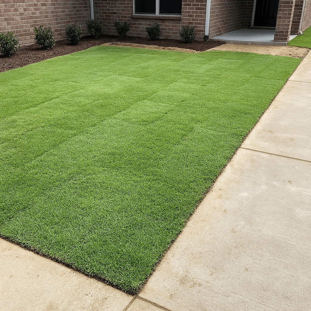 sod installed at windsor property